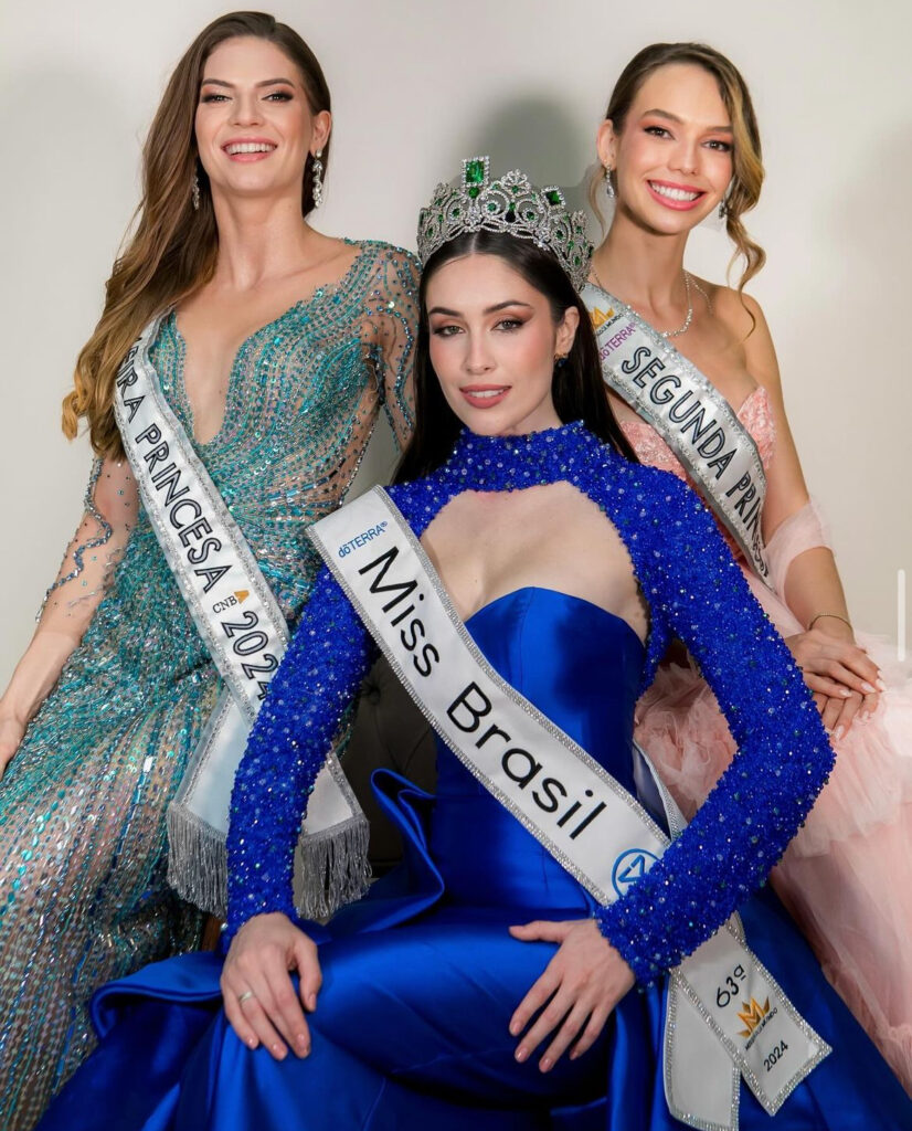 1ª PRINCESA, MISS MUNDO BRASIL 2024  E 2ª PRINCESA